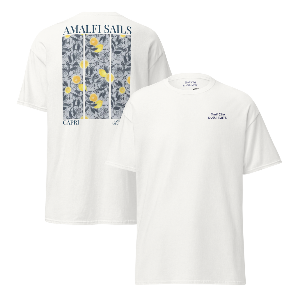 Amalfi Sails T-Shirt White