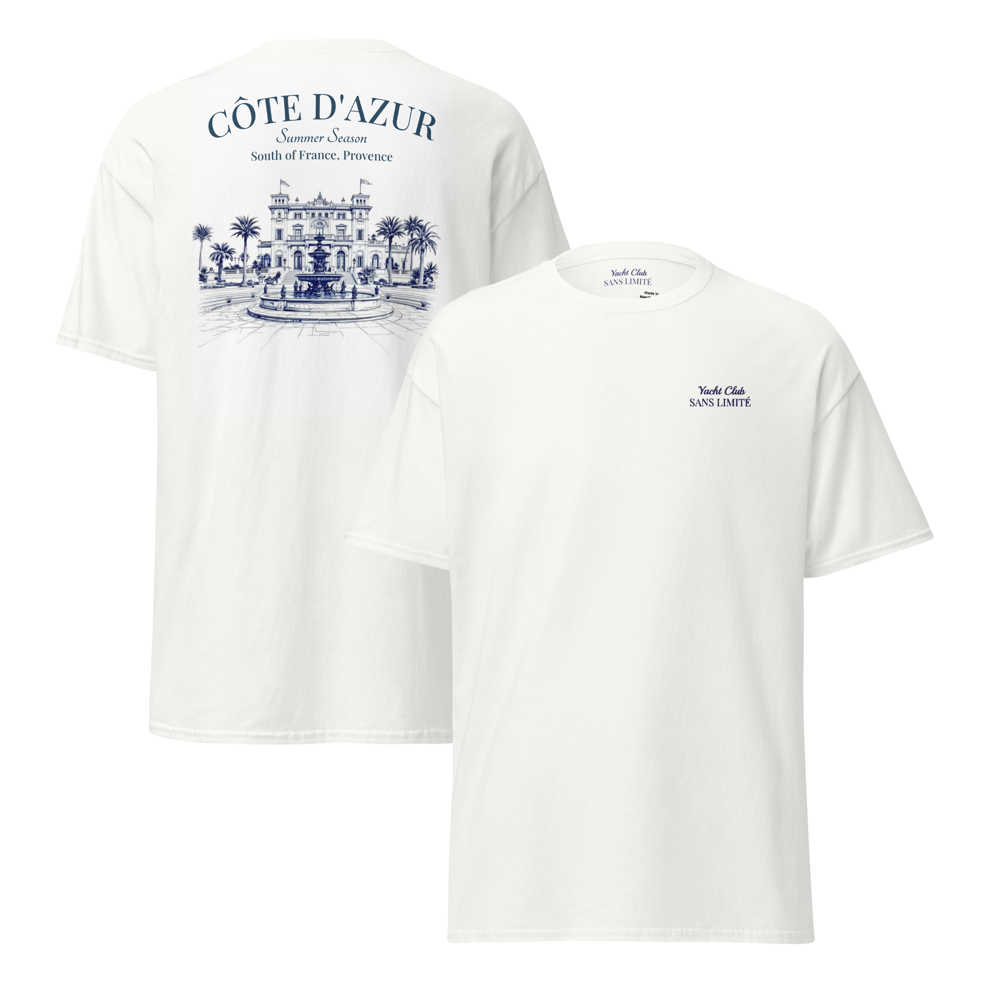 Côte d'azur T-Shirt White
