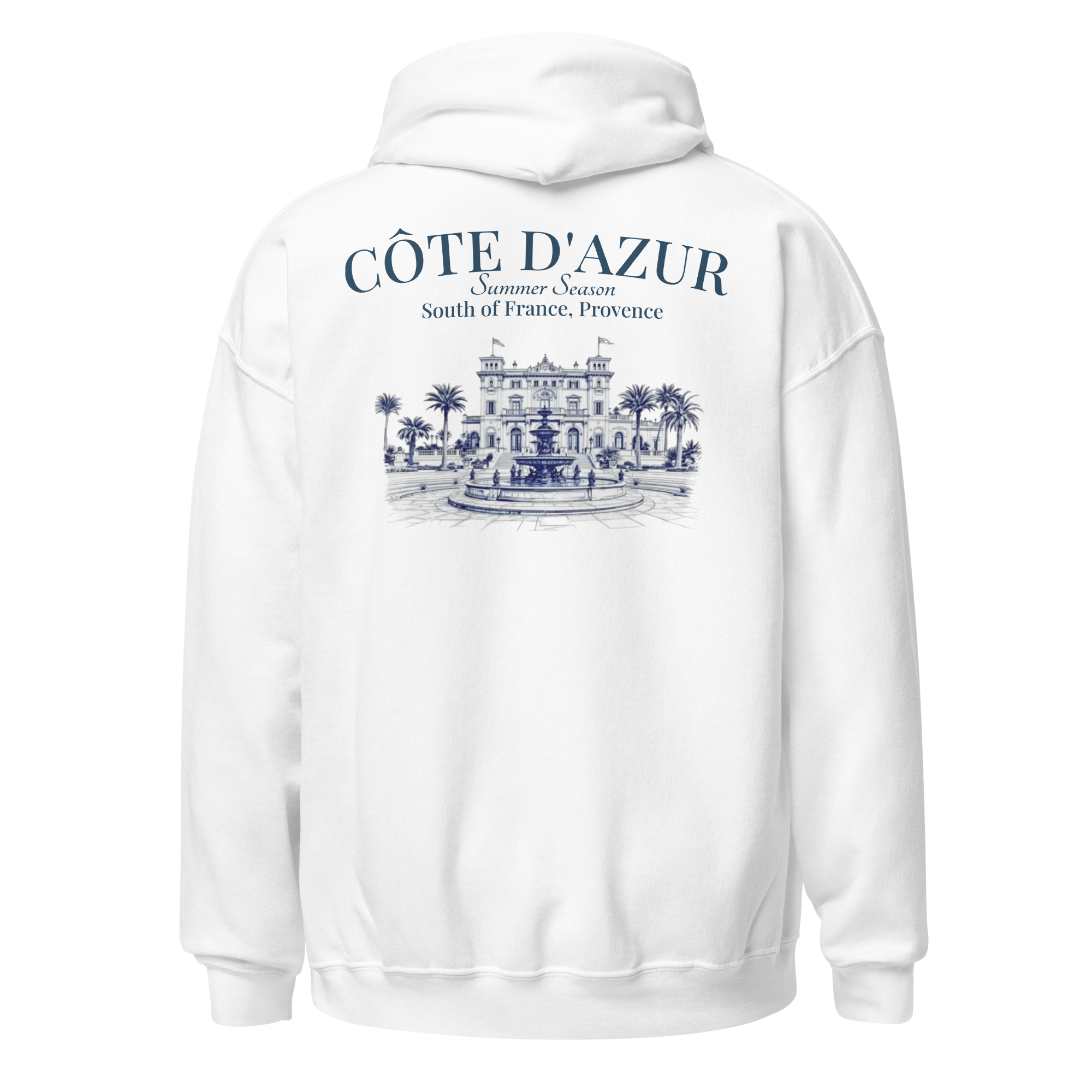 Côte d'azur Hoodie White